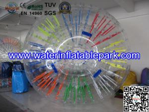 China Colorful Water Zorbing Ball Walking , Transparent Zorb Ball Party factory