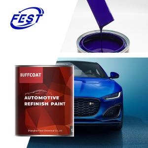 China Wholesale 1K Solid Colors Paint Car Refinish Paint Blue Car Paint Metallic Car Body Paint factory