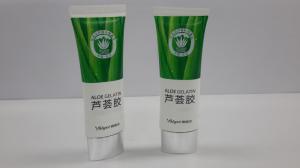 China Flat and oval Plastic Barrier Laminated cosmetic tube for Aloe Gelatin and face make up,Diameter 30 factory