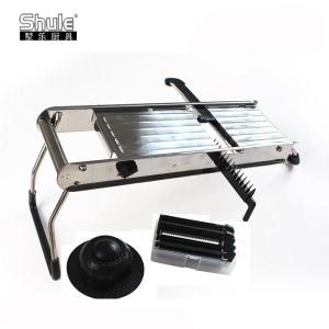 China LFGB Adjustable Potato Slicer Multifunction Stainless Steel Vegetable Slicer factory
