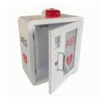 Universal Indoor White Metal Alarmed AED Defibrillator Wall Cabinet
