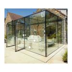 Smooth Surface Greenhouse For Office Buildings Villa Winter Garden Three Season