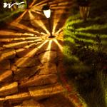 Waterproof ABS Material Solar Lawn Lights for Garden Landscaping and Home