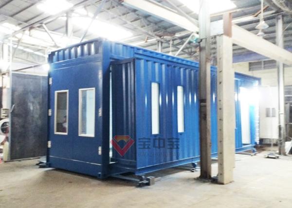 China Portable Painting Booth Swing Sytle Side Open Portable Spray Booth factory