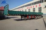 Bulk Cargo Tipper Semi Trailer , Semi Trailer Dump Truck With Container Lock