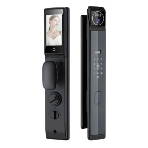 China Secure Smart Lock Intercom 3D Face Automatic Door Lock For Apartment factory