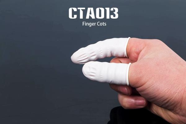 China Eco - friendly Soft Skin Color Rubber ESD Finger Cots For Protection factory