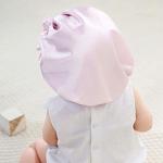 Double Sided Mulberry Silk Sleep Cap , 43cm Pink Silk Bonnet