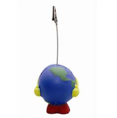 New promotion creative product Standing Earth Note Holder Stress Ball customed