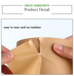 Brown Color Embossed Easy Tear PVC Tape Self Adhesive For Packaging