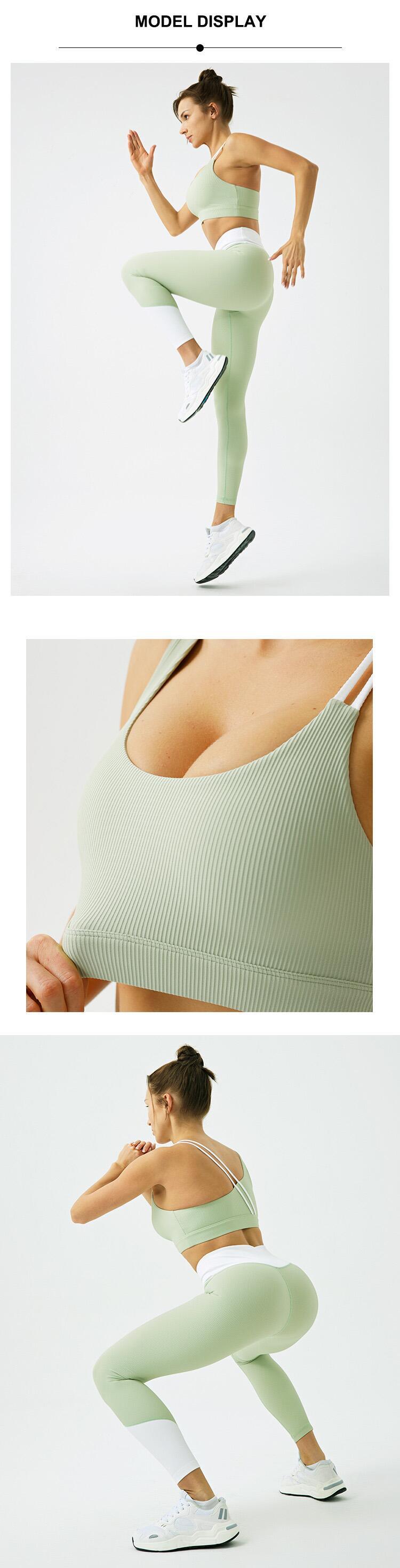 Women Yoga Suit 2 Piece Workout High Quality Gym Wear for Women Yoga Set Running Fitness