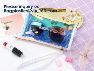 China Handle Politzer Makeup Cosmetic Bag Toy Package Zip Barrel Cosmetic Box Portable Travel PVC Clear Cosmetic Makeup Bags factory
