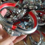 150mm Sealing Gasket V Band Flange Clamp For Dedust Industry