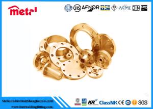China C70600 Copper Nickel Pipe Fittings 90 / 10 Slip On / Threaded / Blind / Weld Neck Flanges factory