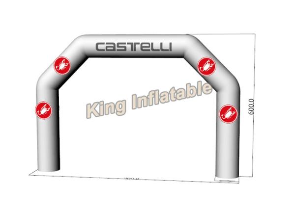 Outdoor Durable Oxford Event White Inflatable Arches For Promotion Or Advertisin