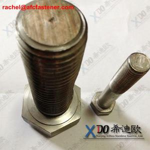 China Monel400 hex bolt M60 UNS N04400 2.4360 copper nickle alloy factory