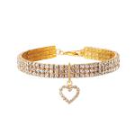 Fashionable Hot Selling Pet Accessories Cat Collar With Crystal Shinning
