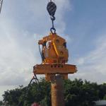 Low Noise Construction Pile Driver 150kw Electric Vibro Hammer For Steel Pipe