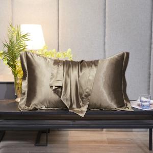 China Envelope 16mm Polyester Satin Silk Pillowcase To Protect Hair Eco Friendly factory