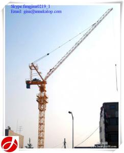 China 10t luffing jib tower cranes for construction factory