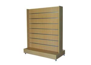 China Retail Store Practical Slatwall Display Stand Space Saving Simple Style Eco - Friendly factory