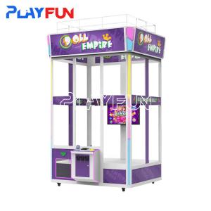 China shopping mall big crane claw machine stuffed plush toy catcher grab arcade coin bill games factory