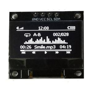 China 128x64 0.96 Inch OLED Display Module I2C SPI Interface Transmissive factory