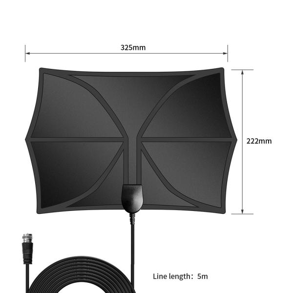 28dBi 5g 4k Yagi Exterior Aerial For Plug 75 Ohm Digital Outdoor Cable Adapter
