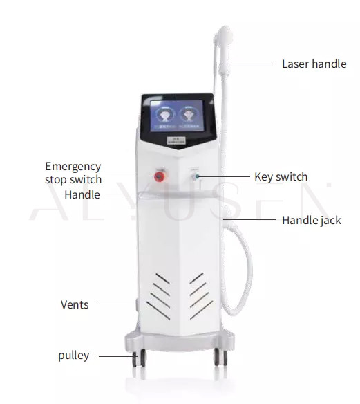 Efficient Hair Removal 808nm Laser Hair Removal Eqiument, Fast And Effective Hair Removal