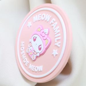 China High Quality Silicone Transfer 3D Heat Press Garment Label Silicone Badge for Cloth factory