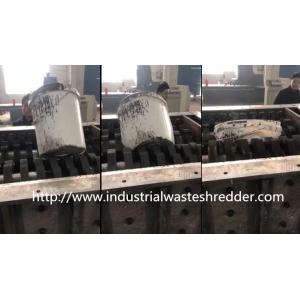 China Durable Plastic Bucket Shredder , Waste Barrel Large Car Shredding Machine on sale