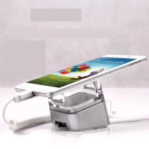 China COMER Charger security alarm shelf handphone anti-lost display stand, GSM mobile phones charge stands factory