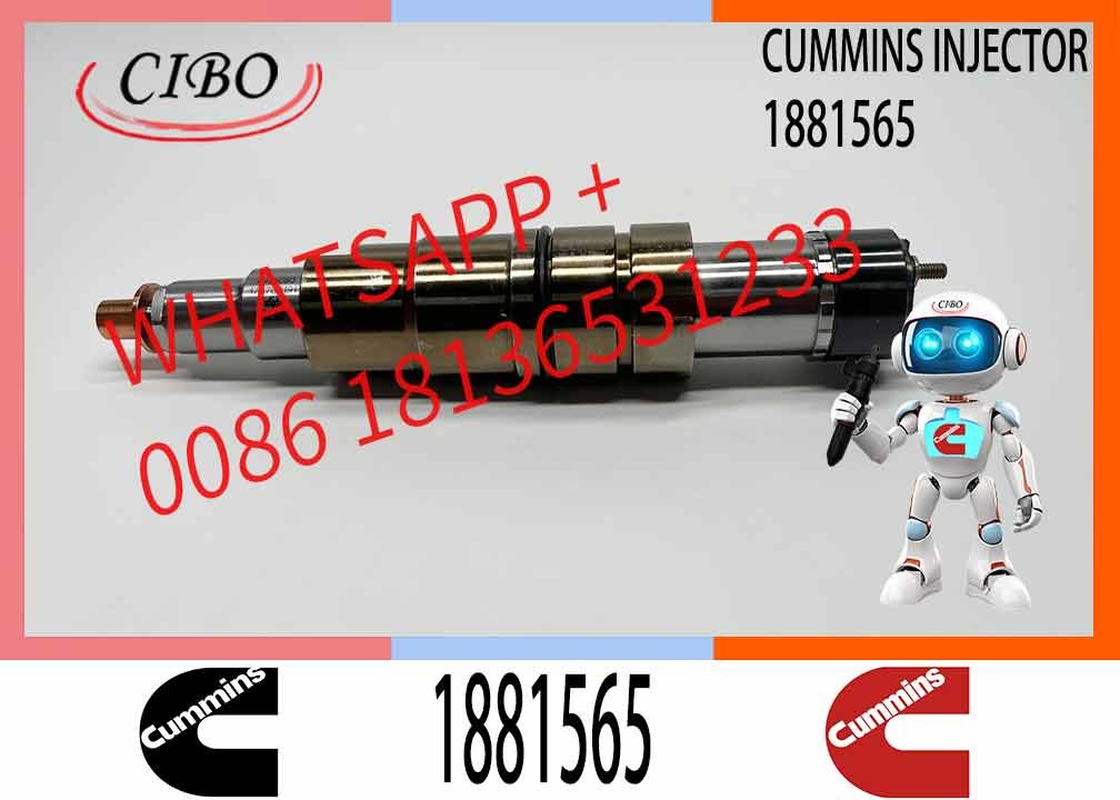 1881565 Diesel Fuel Injector For Scania DC09/DC13/DC16 Engines Injector Nozzle 1881565 Auto Parts Common Rail Injector 1