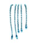 Colorful 120mm Long Mixed Color Metal Adjustable Antiqued Ball Chain with Bead