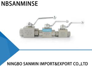 China Standard NPT G Manual Ball Valve Industry On Off Valve Carbon Steel Material factory
