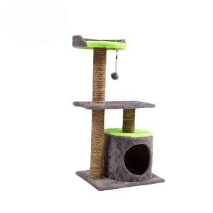 China Customized Color Cat Climbing Frame Eco - Friendly Size 43 * 30 * 79CM factory