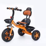 Leather Seat and Hassle-Free Installation 2023 Kids Tricycle Trike for 5-7 Years