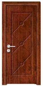 China AB-GM8045 PVC MDF interior door factory