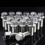 Gold Titanium Wheel Bolts Shank 26mm For BMW F/G Chassis & Mini