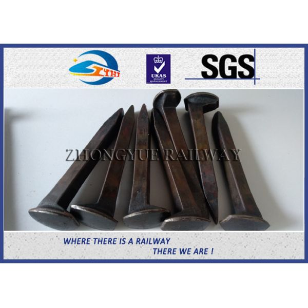Plain Finished Q235 Railroad Track Spikes Rail Screw Dog Spike For Rail Fastening System​