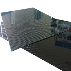 China High Gloss Cosmetic Surface Carbon Fiber Plate 400 X 500mm 4mm factory
