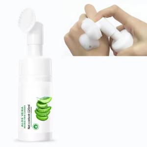 China Aloe Vera Exfoliating Face Cleaner Foaming Facial Cleanser For All Skin Types Acne Men'S factory