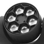 6pcs 15W RGBW 4 in1 Bee Eye Led Moving Head Beam Light Stage LED Lighting