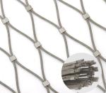 Bridge Protection Stainless Steel Cable Net 80x80mm For Zoo Animal Cages