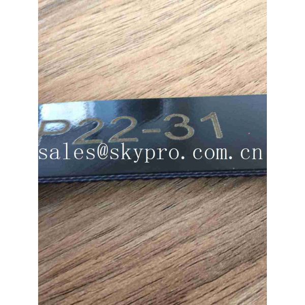 Low Noise Lightweight Lightweight Conveyor Belt With Different Fabrics Backing