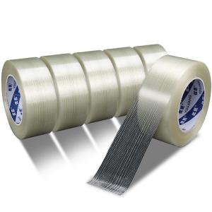 China Custom 48mm Fiberglass Filament Tape For Bundling And Reinforcing factory