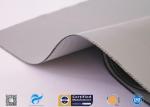 15oz Gary Color 4HS E Glass Silicone Coated Fiberglass Fabric , Silicone Coated