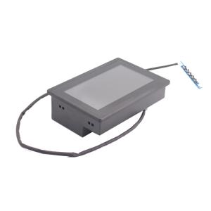 China 9-36v DVI VGA Industrial Panel Mount Monitor For Car Resistive Touch screen factory