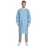 Disposable doctor Poly- coated SMS Chemotherapy Gown Lab isolation gown level 4