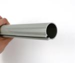 Decorative Grey Abs Plastic Strips Customized PVC Channel Profiles